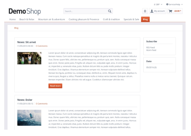 shopware blog